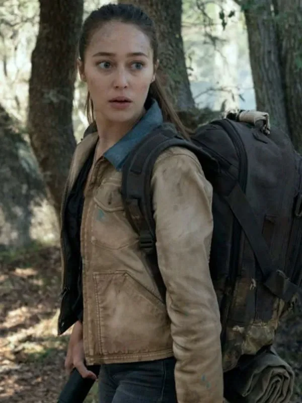 Fear the Walking Dead S06 Alicia Clark Brown Jacket