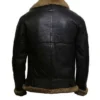 GINGER FUR COLLAR SHEARLING LEATHER JACKET