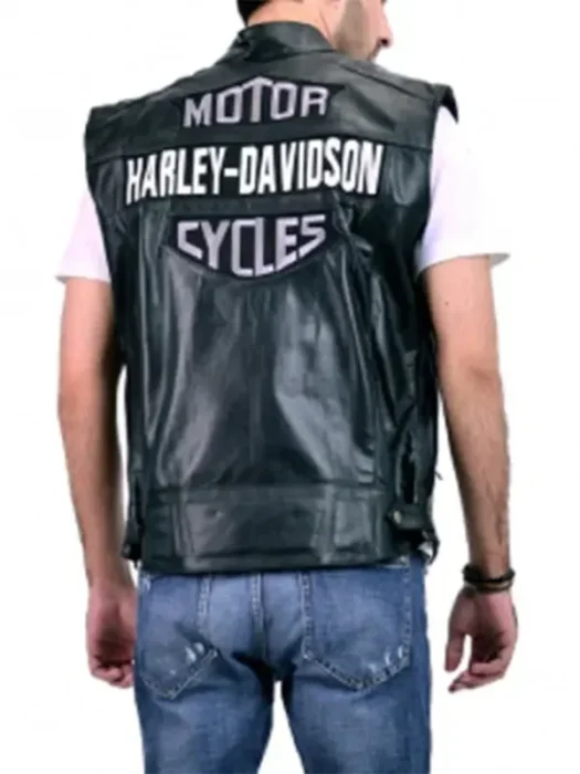 Harley Davidson rider Leather Vest