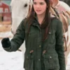 Heartland Green Jacket with Hood