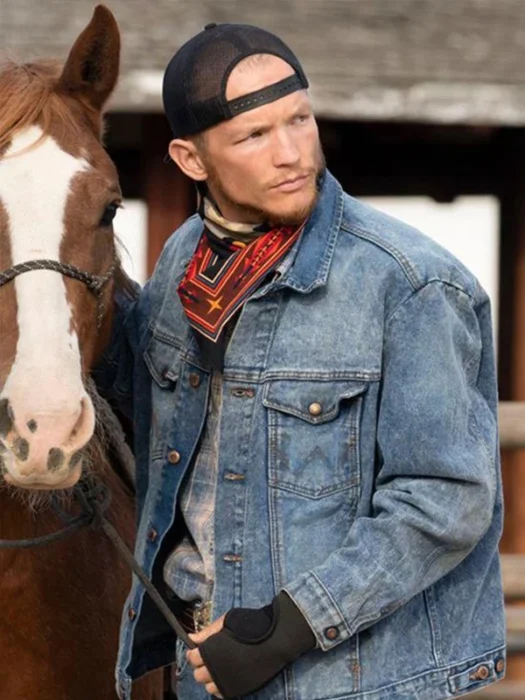 Jimmy Hurdstrom Yellowstone Blue Denim Jacket