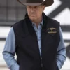 John Dutton Yellowstone Black Cotton Vest