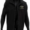 John Dutton Yellowstone Black Cotton Vest Front