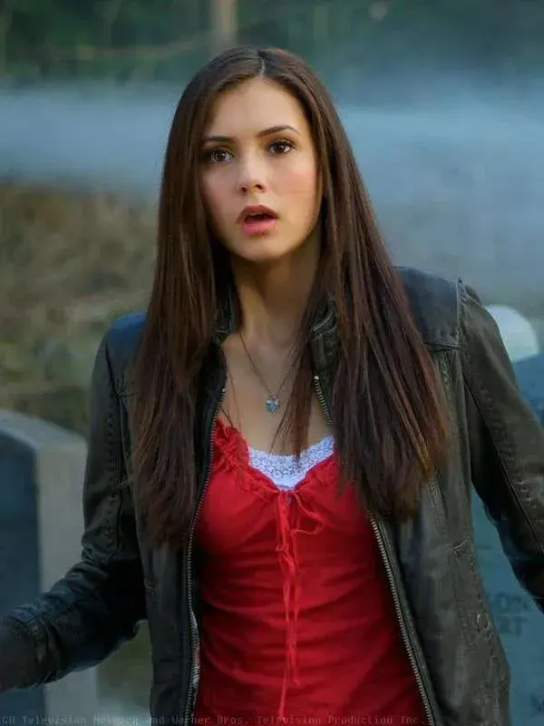 Katherine Pierce The Vampire Diaries Elena Gilbert Leather Jacket