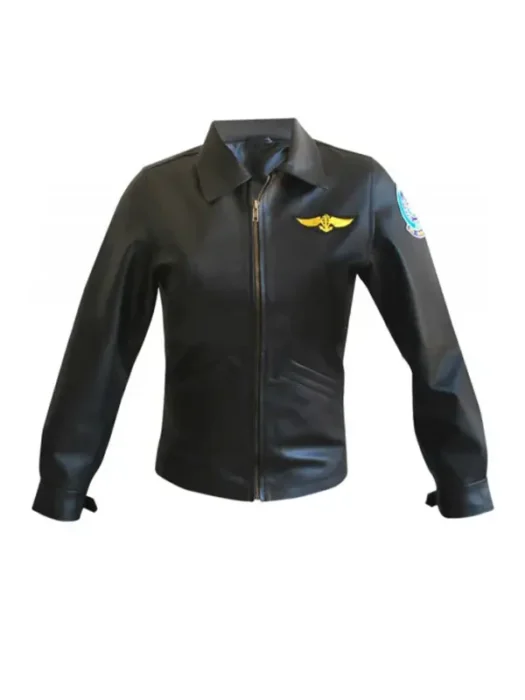 Kelly Mcgillis Top Gun Leather Jacket