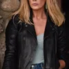 Kelly Reilly Yellowstone S04 Black Leather Jacket