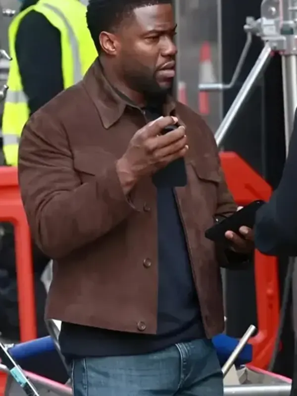 Lift 2024 Kevin Hart Suede Leather Jacket