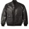 MEN’S BOMBER BLACK JACKET