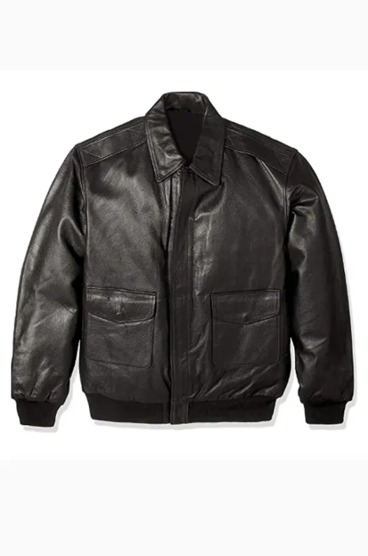 MEN’S BOMBER BLACK JACKET