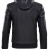 MEN’S BOMBER REMOVABLE HOOD JACKET