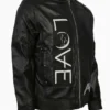 Mens Black Leather Love Jacket