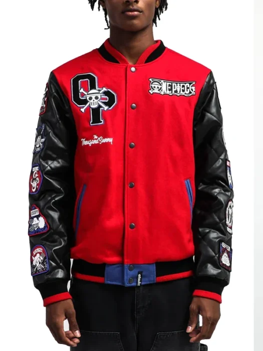 Mens Straw Hat Crew Varsity Jacket