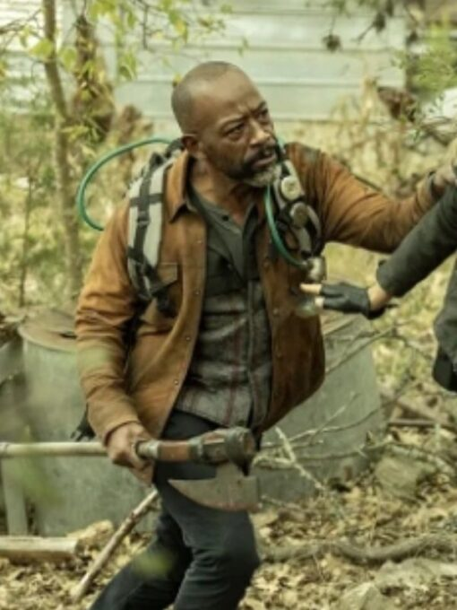 Morgan Jones Fear the Walking Dead S08 Brown Jacket