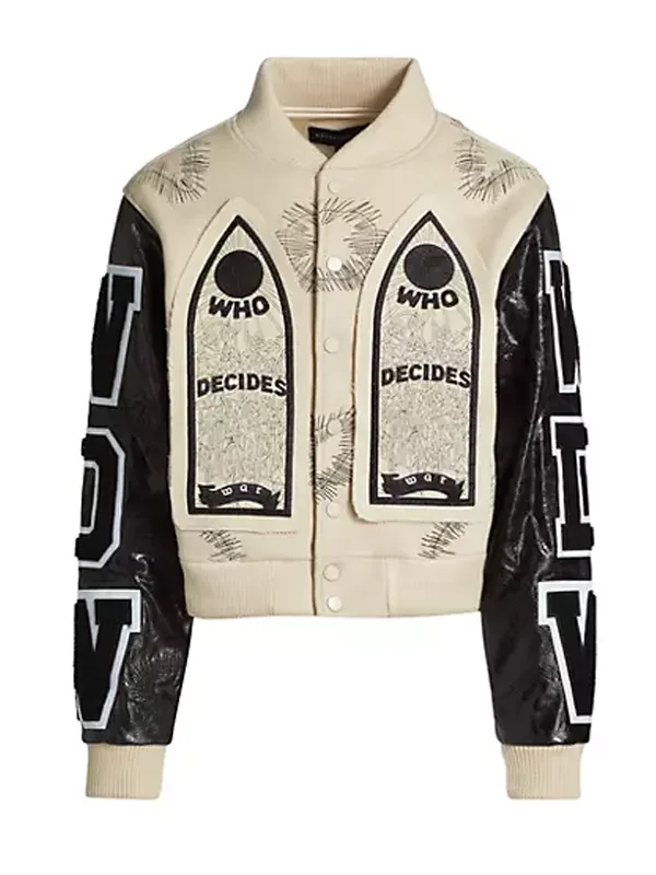 Namesake Cream Varsity Jacket