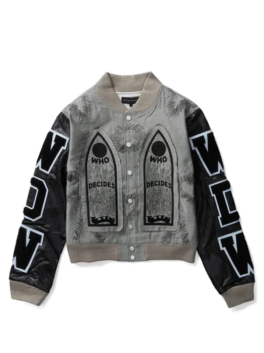 Namesake Grey Varsity Jacket