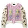 Namesake Pink Varsity Jacket