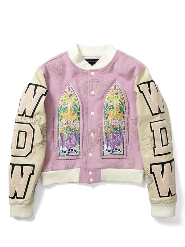 Namesake  Pink Varsity Jacket