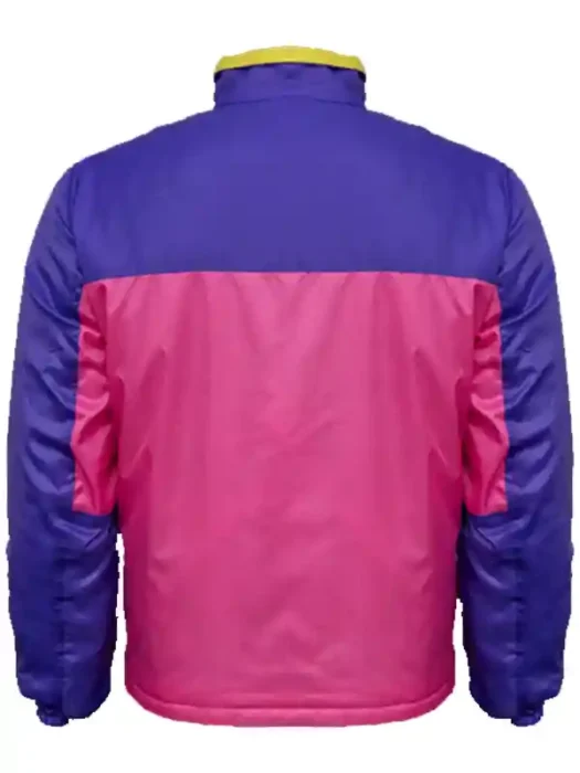Oliver Tree Let Me Down Pink and Purple Jacket Back