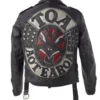 Once Were Warriors TOA leather Patch Jacket