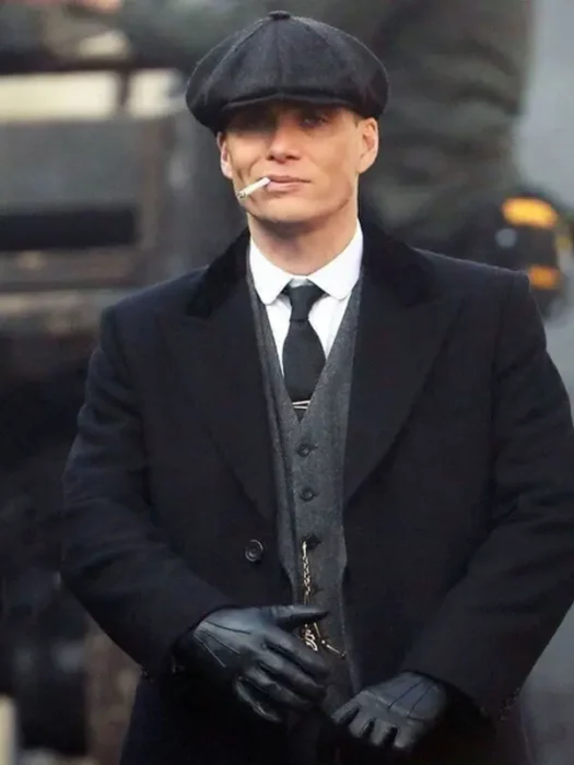 Peaky Blinders Tommy Shelby Black Trench Coat