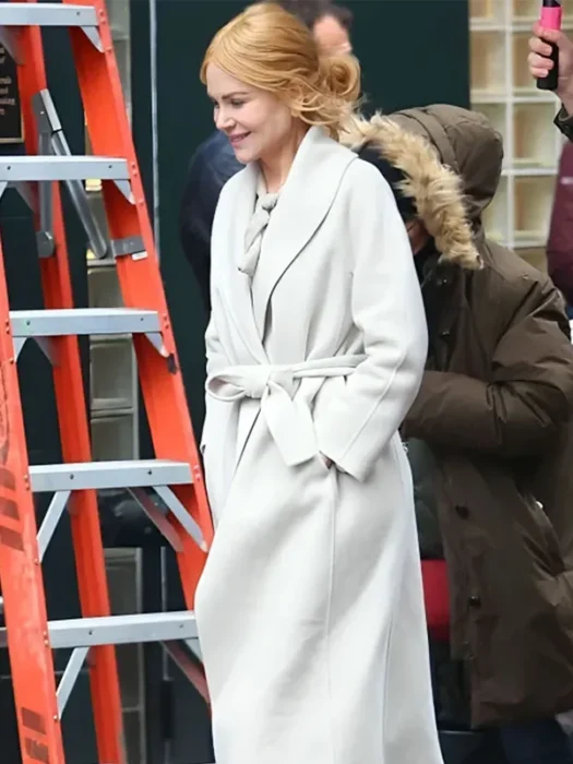 Romy 2024 Babygirl Movie Nicole Kidman White Trench Coat