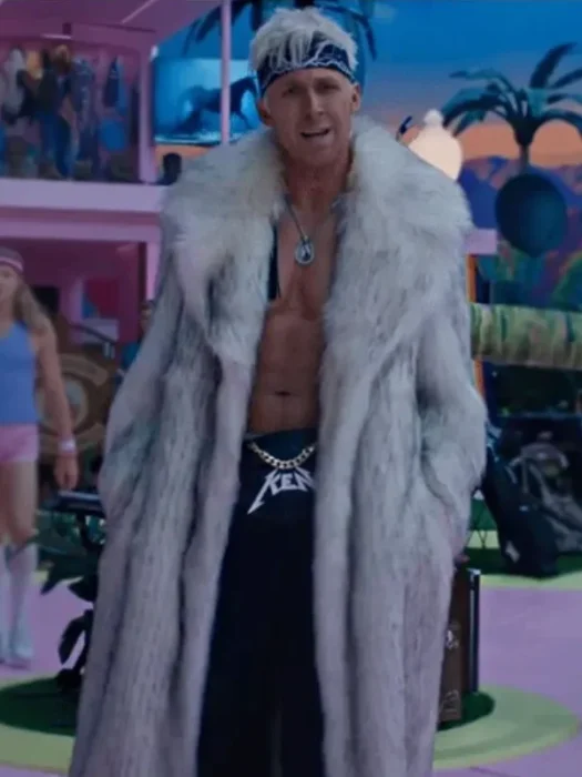 Ryan Gosling Barbie Fur Coat