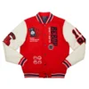 See You Space Cowboy Red Varsity Jacket