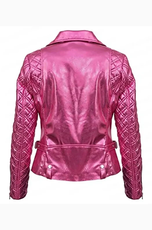 SexLife Billie Connelly Pink Leather Jacket