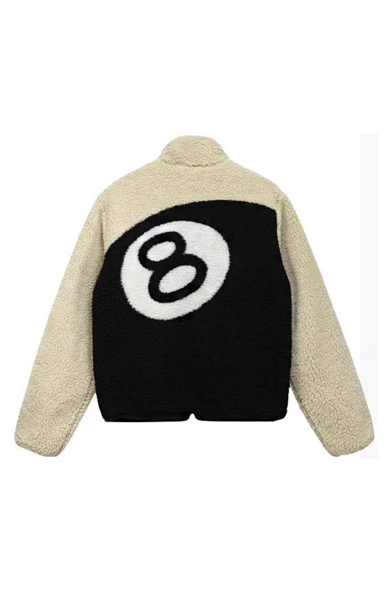 Stussy 8 Ball Sherpa Reversible Jacket