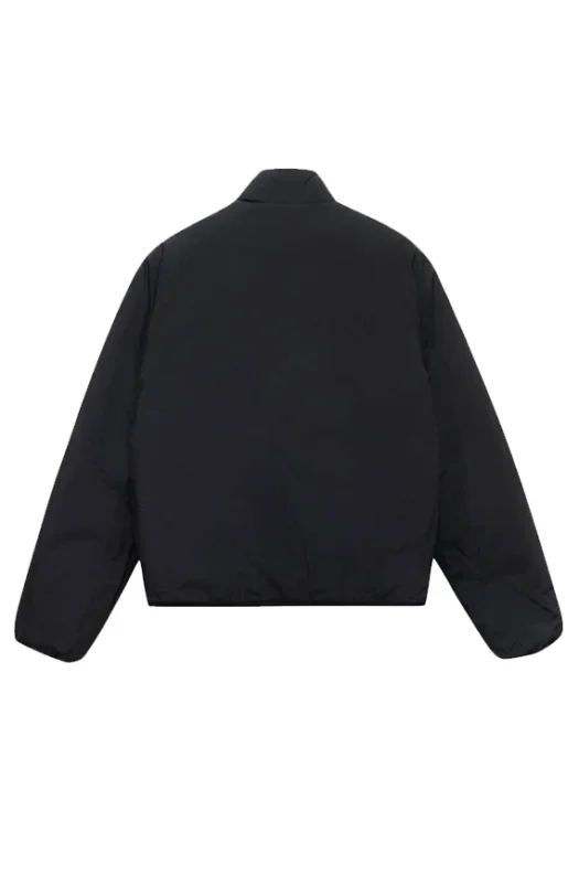 Stussy 8 Ball White Sherpa Black Jacket