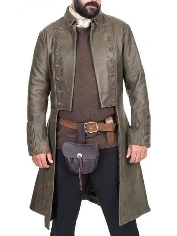 TV Series Outlander Jamie Fraser Trench Coat