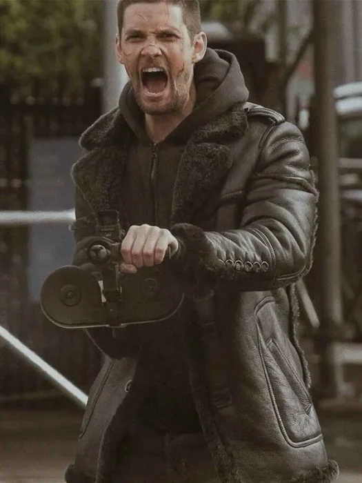 The Punisher S02 Ben Barnes Shearling Jacket