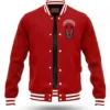 The Warriors Movie Red Wool Bomber Jacket