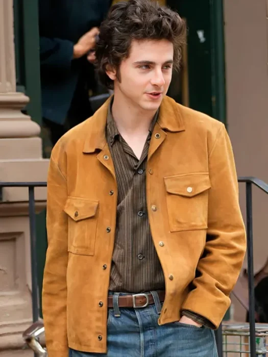 Timothée Chalamet A Complete Unknown Brown Jacket