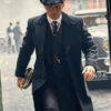 Tv Series Peaky Blinders Thomas Shelby Black Trench Coat