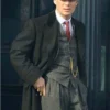 Tv Series Peaky Blinders Thomas Shelby Black Wool Coat