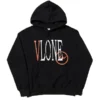 Unisex Vlone Black Pullover Hoodie