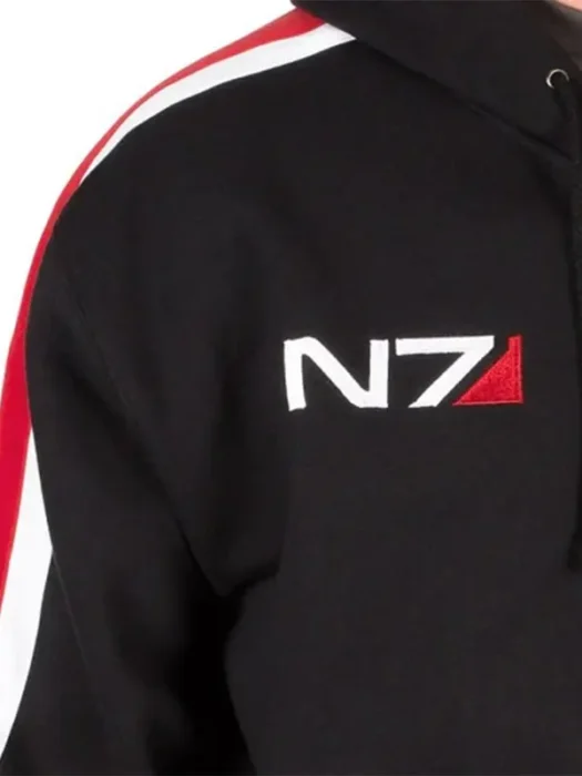 Universal Mass Effect Video Game N7 Black Hoodie