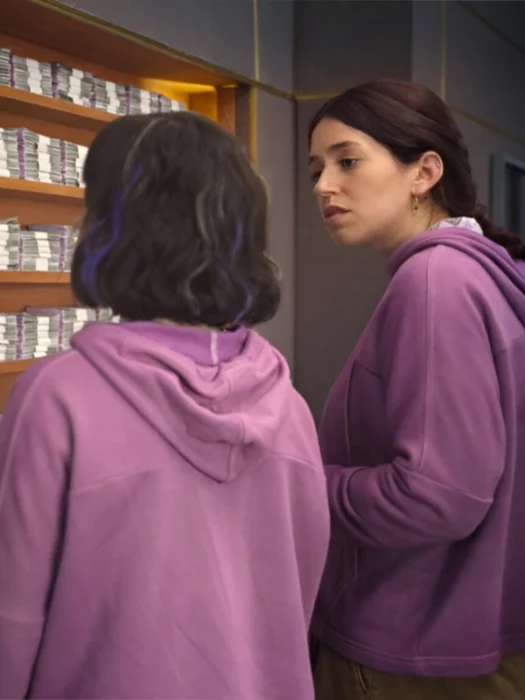 Unlucky Sisters 2024 Sofia Morandi Purple Pullover Hoodie