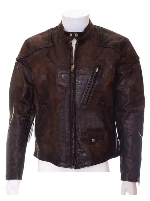 Venom 2 Distressed Leather Jacket