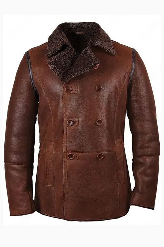 Womens Brown Winter Fur Coat