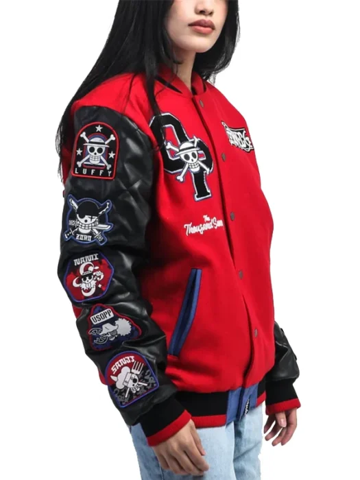 Womens Straw Hat Crew Varsity Jacket