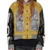 Yellow & Black Namesake Bomber Jacket