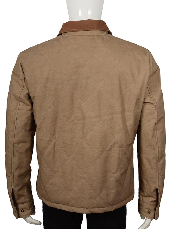 Yellowstone John Dutton Quilted Cotton Jacket