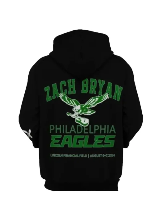 Zach Bryan Eagles back Hoodie