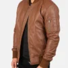 Bohemia Brown Leather Jacket