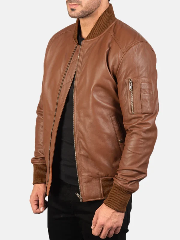 Bohemia Brown Leather Jacket