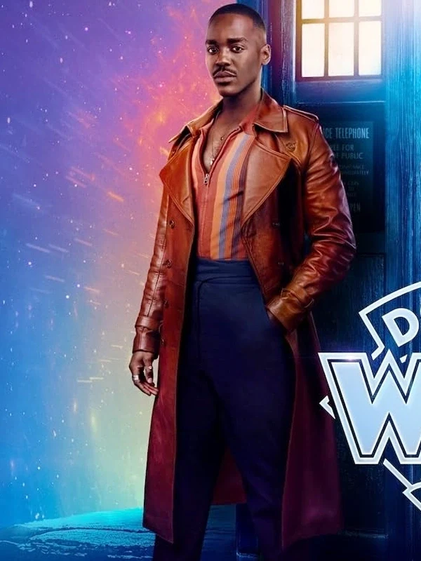 Doctor Who 15th Doctor Brown Leather Trench Coat