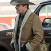 Fargo S05 Jon Hamm Suede Brown Shearling Jacket