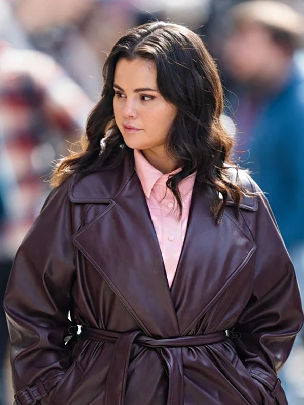 Mabel Mora Only Murders In The Building S03 Leather Coat